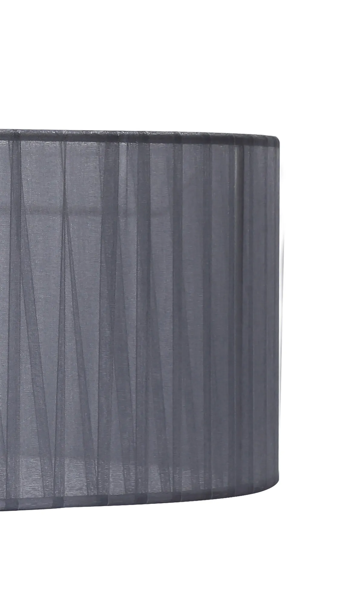 Serena 60cm Organza Fabric Shade Grey D0613  Deco Serena